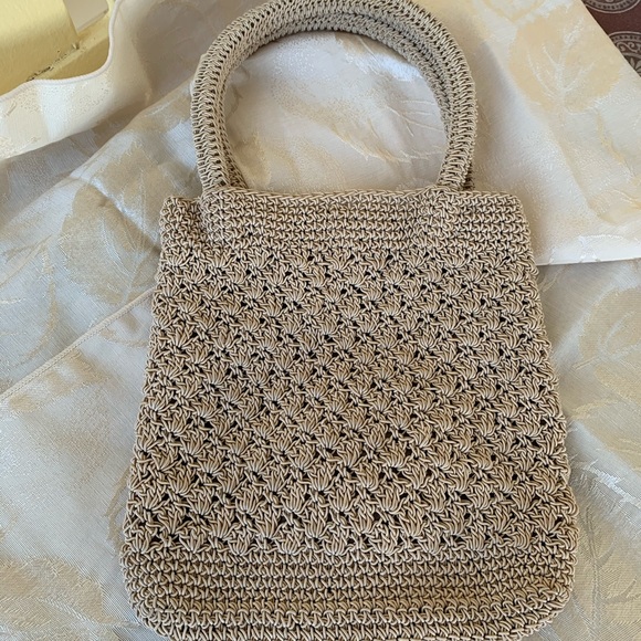 Casual Corner Crochet Textured Handbag - Picture 2 of 5